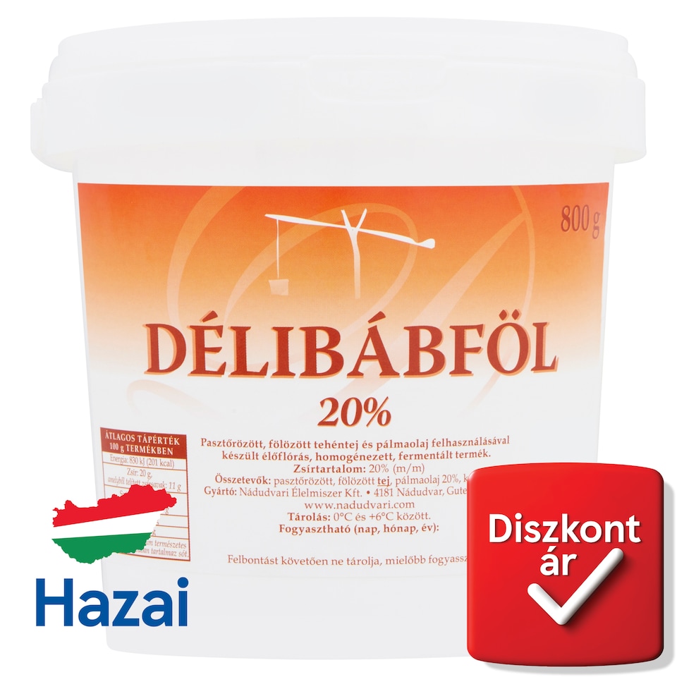 Délibábföl 20% 800 g  1. kép