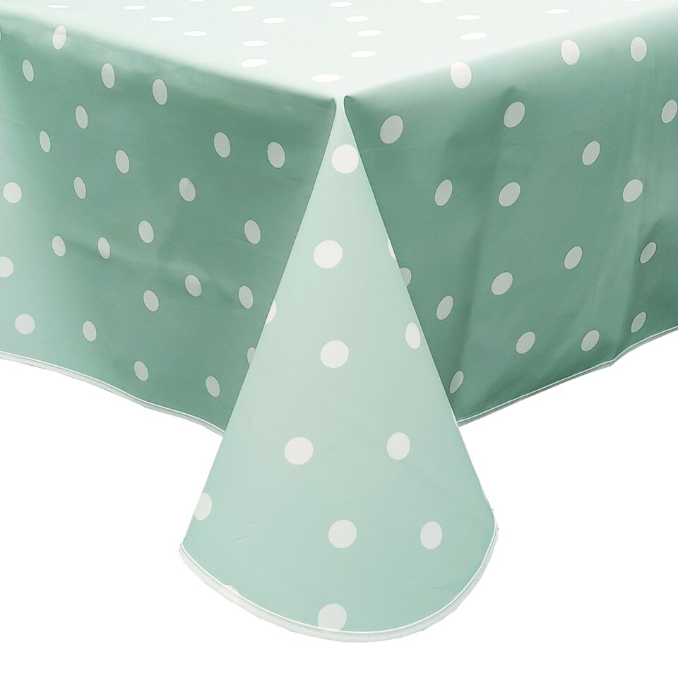 T Green Spot Reusable Table Cover 180X130cm