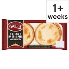 Bells Steak & Haggis Pies 2Pack
