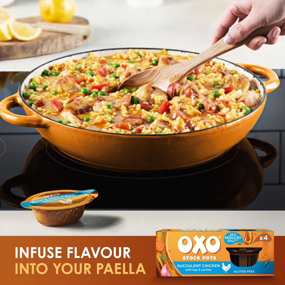 image 1 of Oxo Chicken Reduced Salt Stock Pot 4 Pack 80G