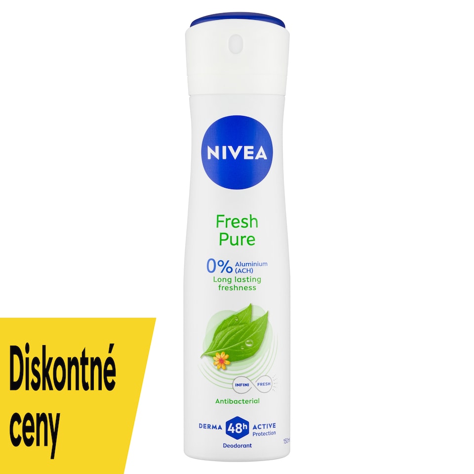 obrázok 1 z Nivea Fresh Pure Sprej dezodorant 150 ml