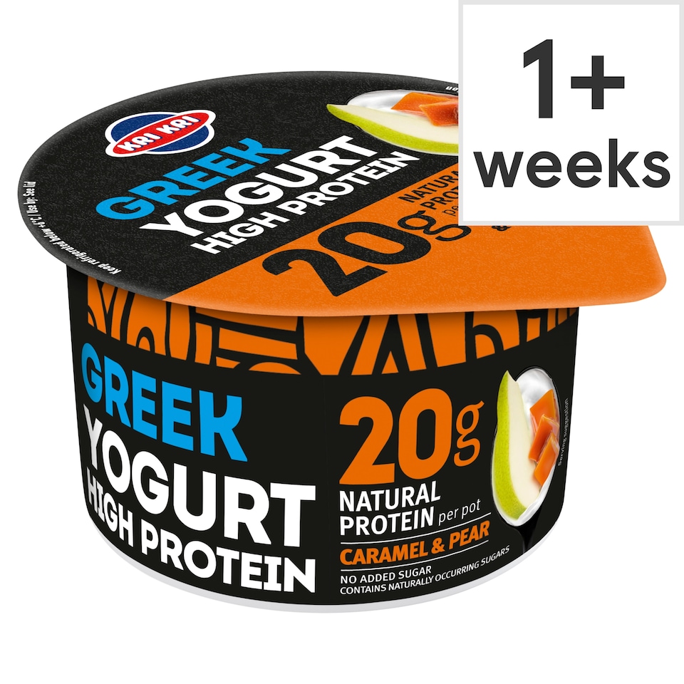 Kri Kri Caramel & Pear High Protein Greek Yogurt 190g