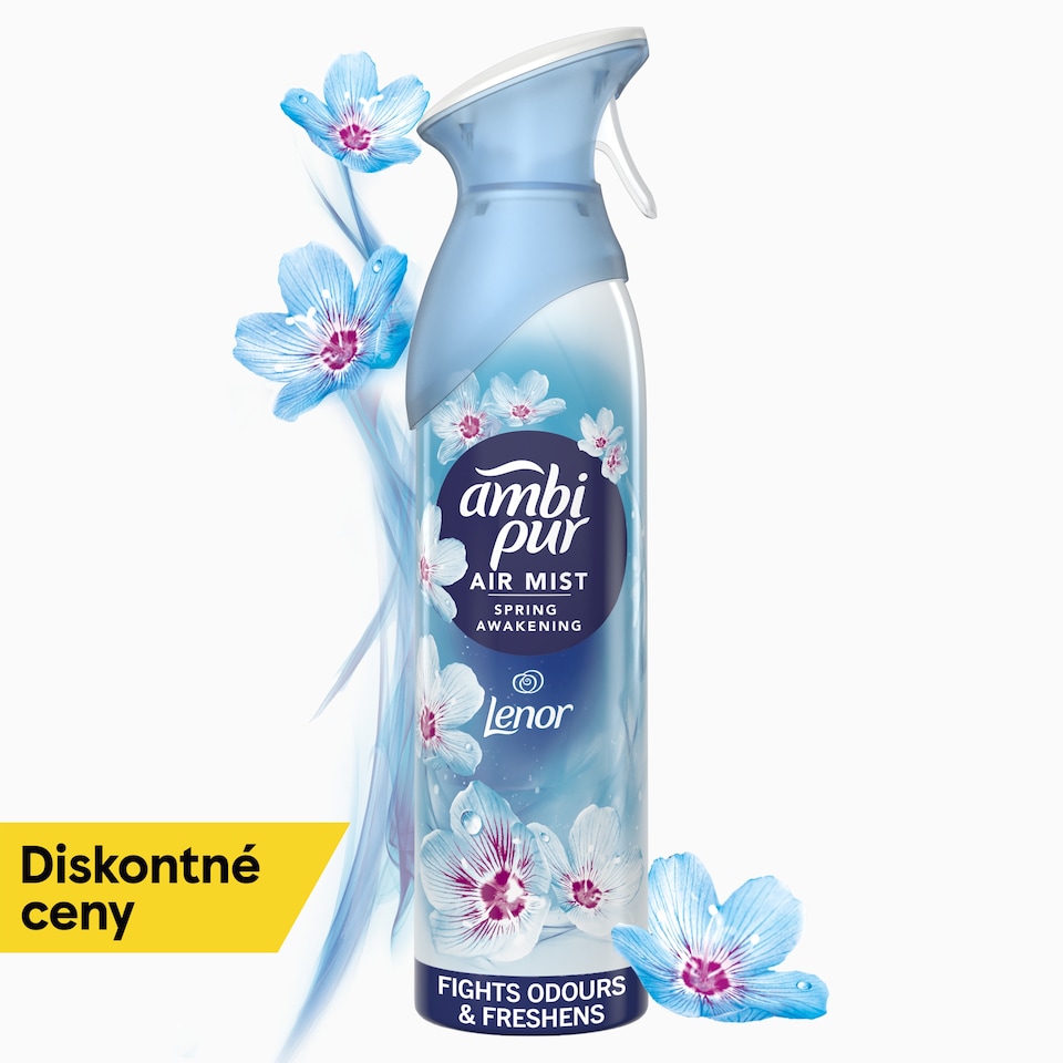 obrázok 1 z Ambi Pur Lenor Spring Awakening Osviežovač Vzduchu v Spreji 185 ml