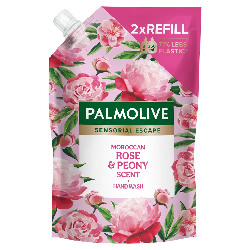 image 1 of Palmolive Sensorial Escape Moroccan Rose & Peony Hand Wash 500ml
