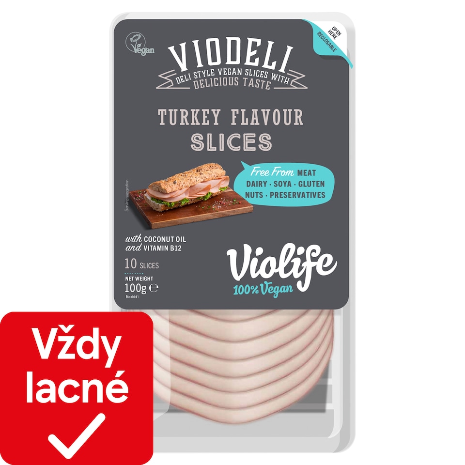 Violife Viodeli Turkey Flavor Slices 100 g