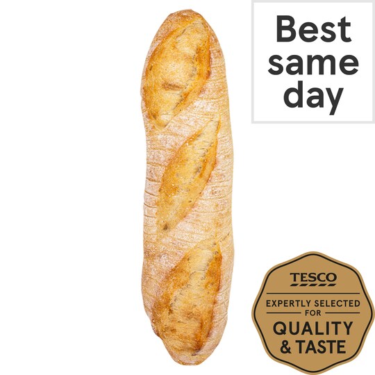 Tesco White Stone Baked Baguette Tesco Groceries