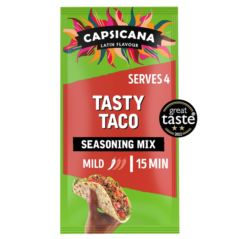 image 1 of Capsicana Mexican Tasty Taco Jalapeno & Spices Seasoning Mix 28G