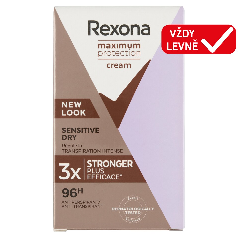 image 1 of Rexona Solid Cream Anti-perspirant Sensitive Dry 45ml