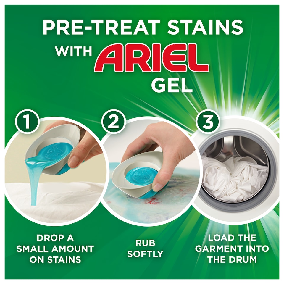image 1 of Ariel Original Washing Gel 26 washes 858ml