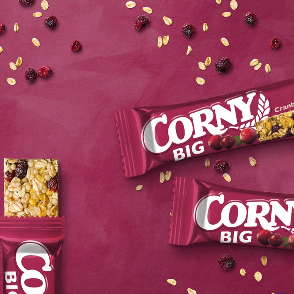 Obrázek 1 pro produkt Corny BIG cereální tyčinka brusinka 50g