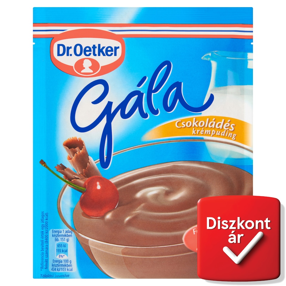 Dr. Oetker Gála csokoládés krémpudingpor 104 g