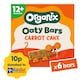 image 1 of Organix Carrot Cake Oaty Bars Organic Toddler Snacks Multipack 6x23g