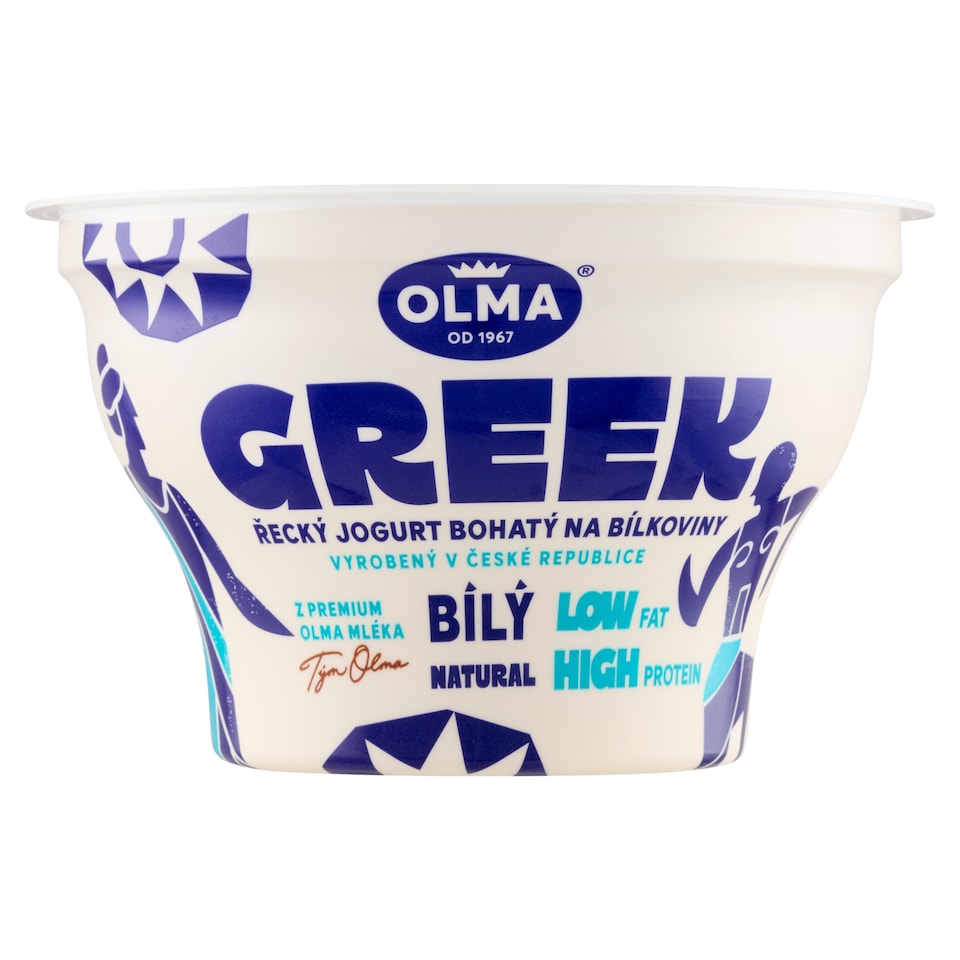Obrázek 1 pro produkt Olma Řecký jogurt bohatý na bílkoviny bílý 140g