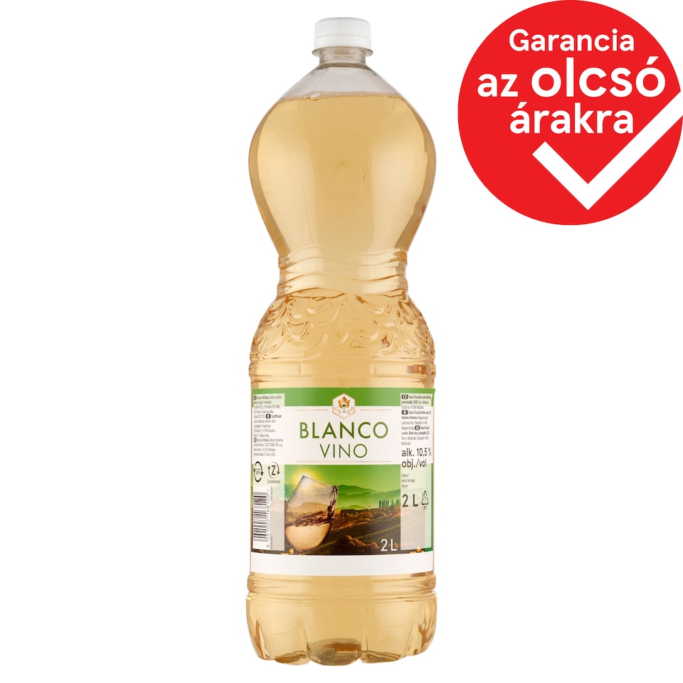 Blanco Vino Duna-Tisza közi Fehér Cuvée félédes fehérbor 10,5% 2 l