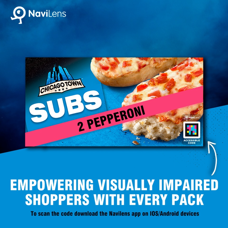 image 1 of Chicago Town Subs Loaded Pepperoni 2 pack 125g