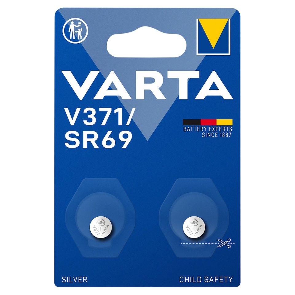 image 1 of VARTA V371/SR69 Silver Baterry 2 pcs
