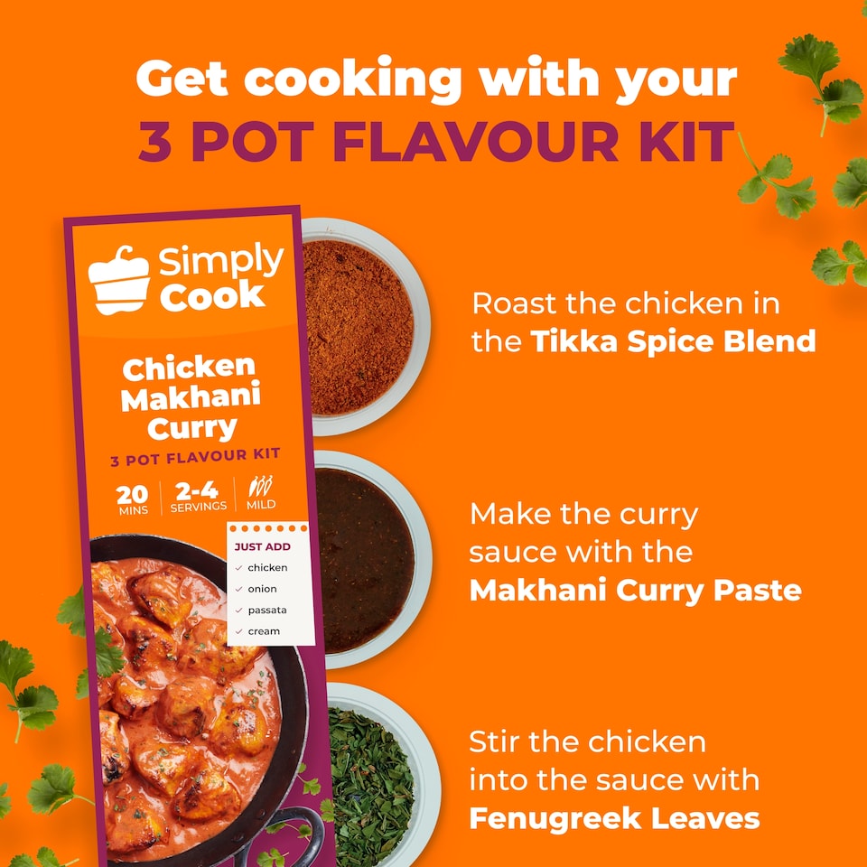 image 1 of Simply Cook Chicken Makhani Recipe Kit 41g