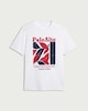 image 4 of F&F Pure Cotton Slogan T-Shirt in White