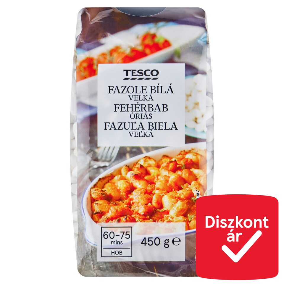Tesco óriás fehérbab 450 g