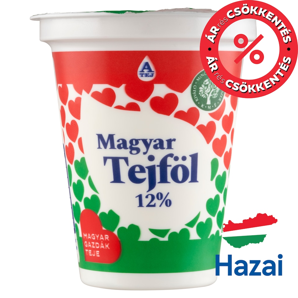 Magyar Tejföl félzsíros tejföl 12% 140 g  1. kép