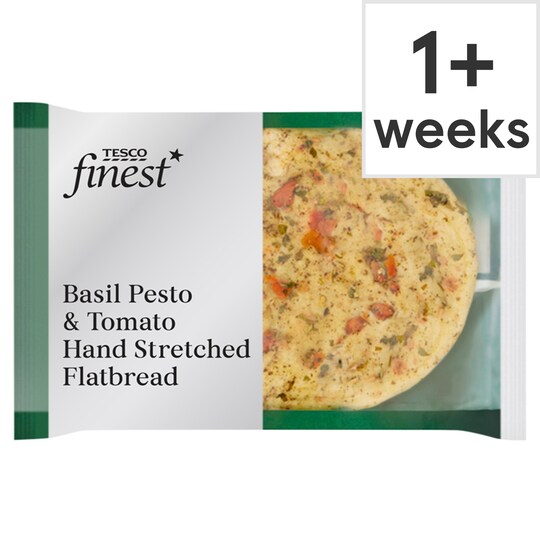 Tesco Finest Basil Pesto & Tomato Flatbread 275G