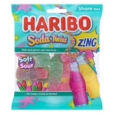 Haribo Soda Twist Zing 160G