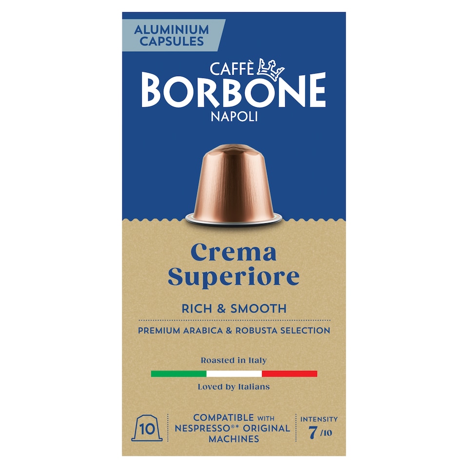 Borbone Crema Superiore őrölt, pörkölt kávékeverék kapszulákban 10 db 50 g