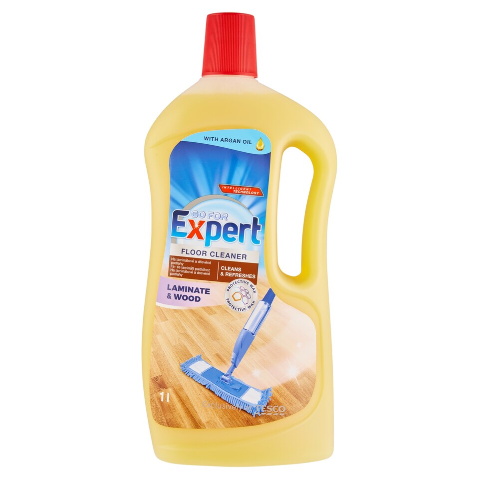 Go for Expert Laminate & Wood Floor Cleaner with Argan Oil 1 l