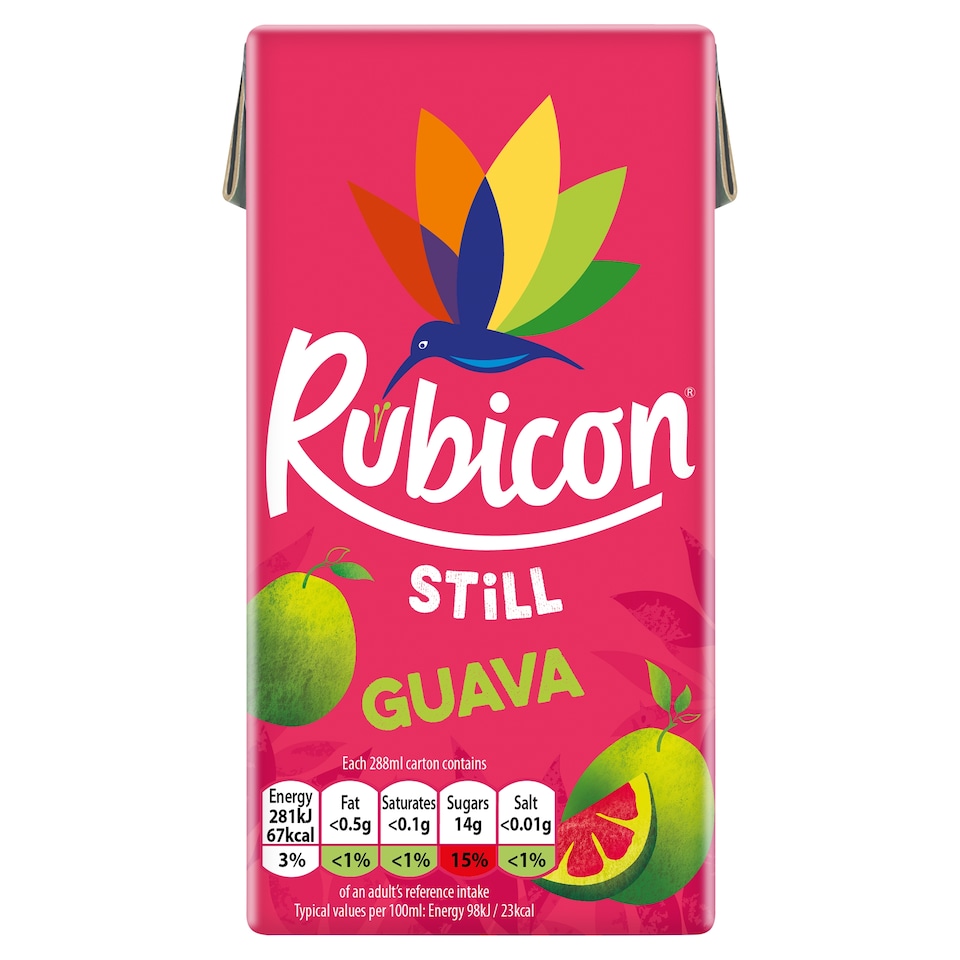 Rubicon Still Guava Juice Drink 288Ml Carton