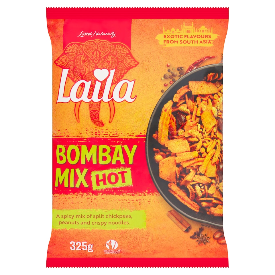 Laila Hot Bombay Mix 325g