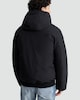 image 4 of F&F Shower Resistant Hooded Puffer Jacket in Black