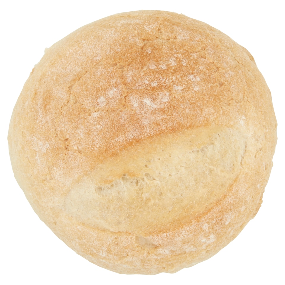 Tesco White Crusty Roll