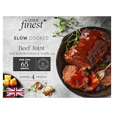 Tesco Finest Slow Cooked Beef Joint With Truffle Jus 1Kg