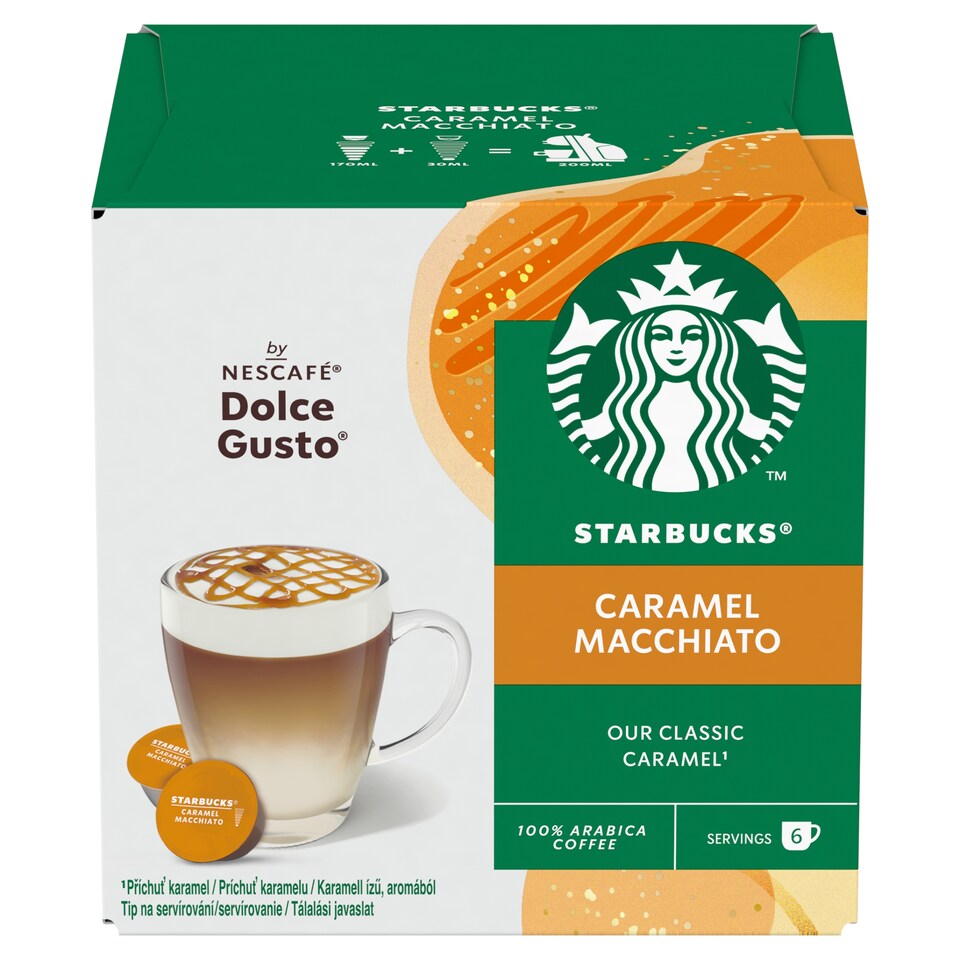 obrázok 1 z STARBUCKS Caramel Macchiato by NESCAFÉ Dolce Gusto - 12 kapsúl (6 šálok)