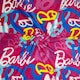 image 5 of Barbie Figures Fleece Blanket