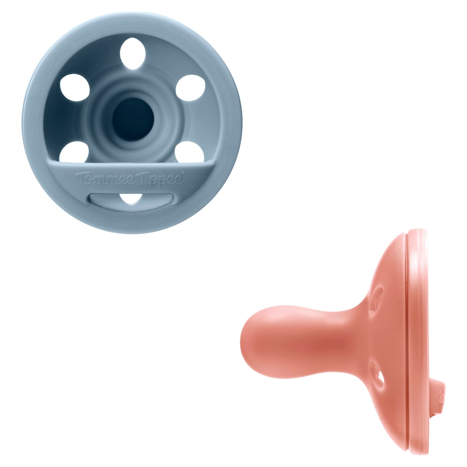 image 1 of TOMMEE TIPPEE 2X BREAST-LIKE SOOTHERS 6-18M