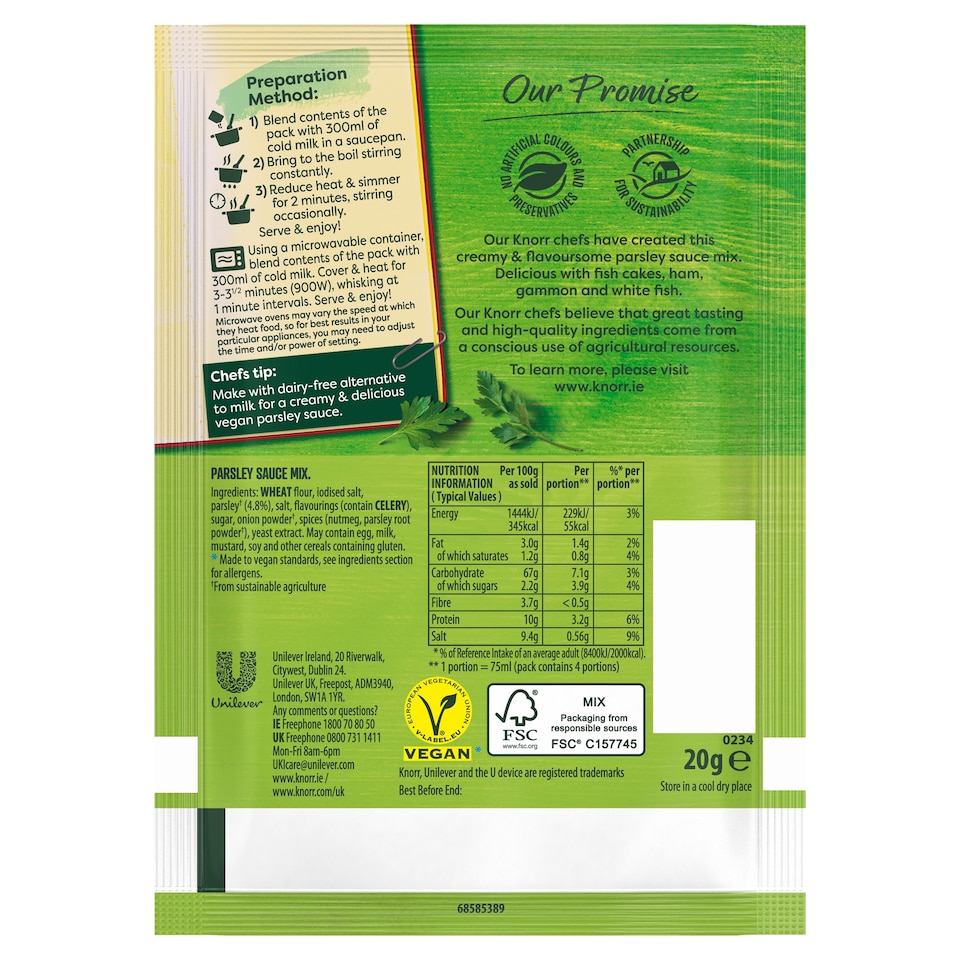 image 1 of Knorr Parsley Sauce 20G