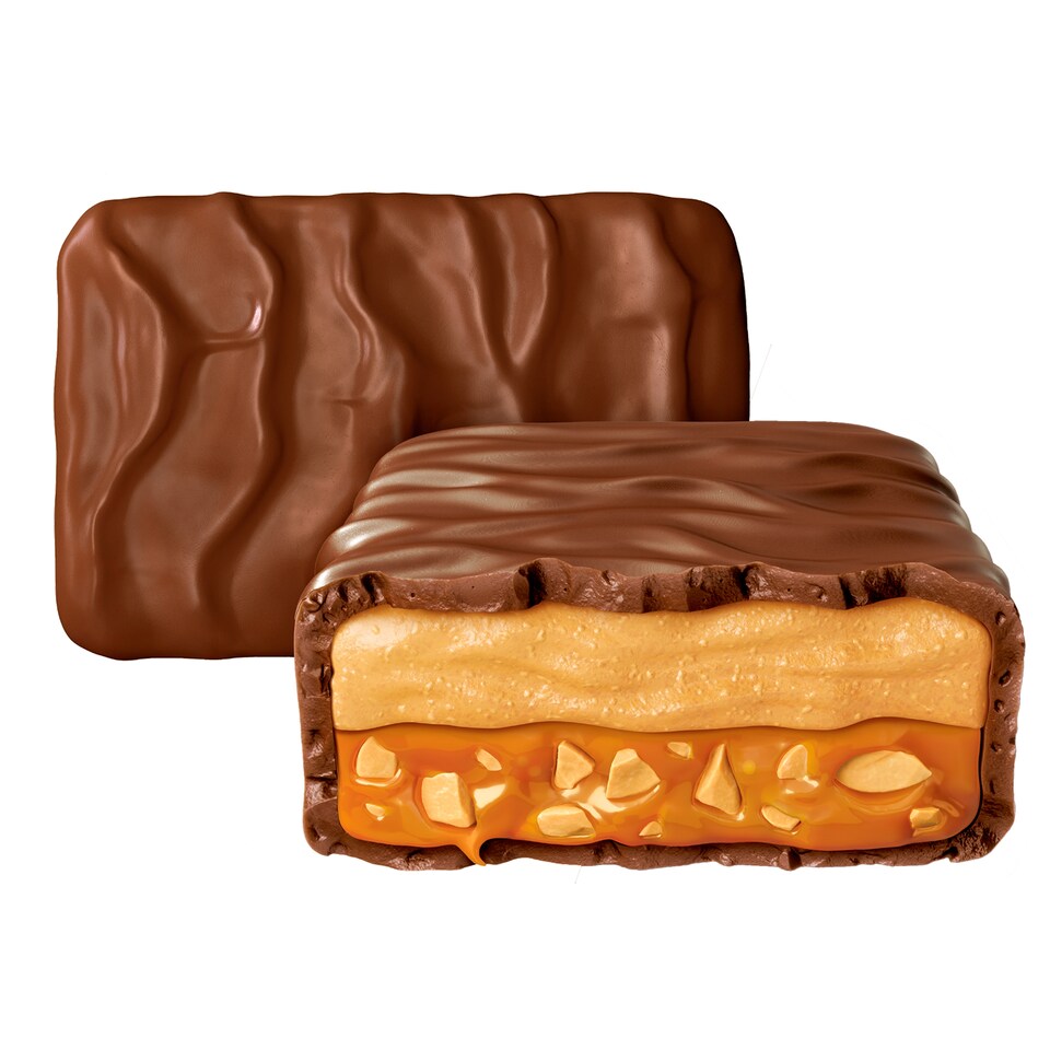image 1 of Snickers Creamy Peanut Butter & Milk Chocolate Duo Bars 4 x 36.5g