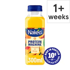 Naked Protein Machine Tropical Smoothie Pineapple and Mango 300ml