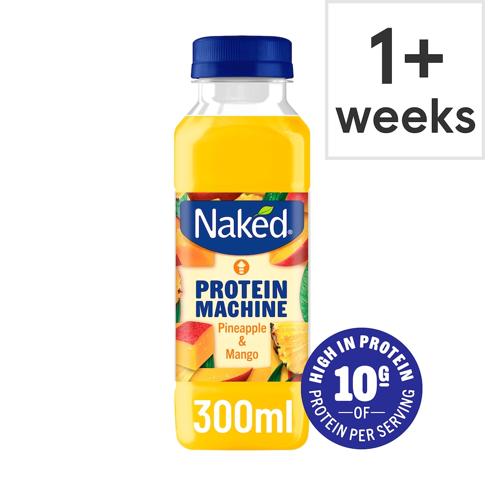image 1 of Naked Protein Machine Tropical Smoothie Pineapple and Mango 300ml