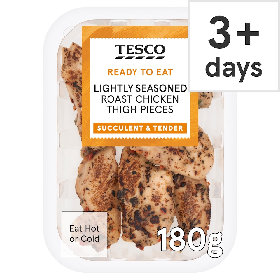 Tesco Lightly Seasoned Roast Chicken Thigh Pieces 180g