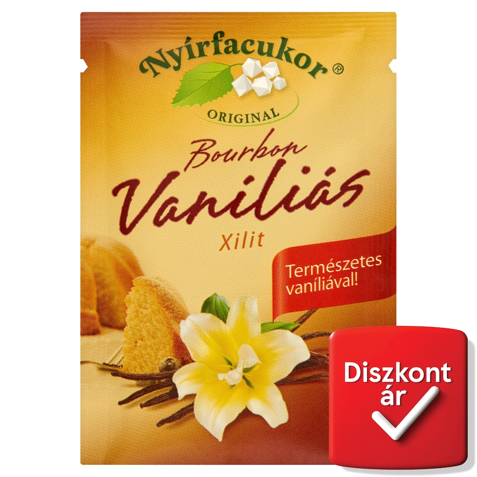 Nyírfacukor Original Bourbon vaníliás xilit 10 g  1. kép