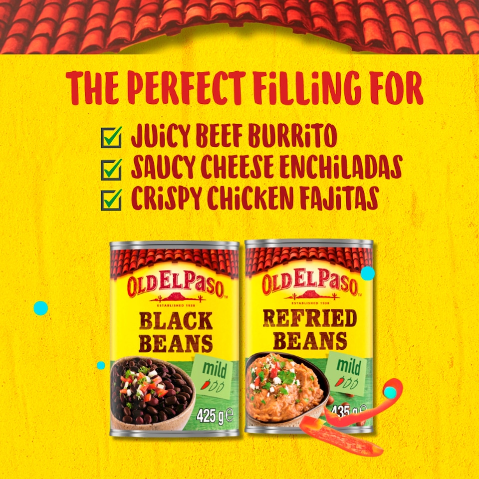 image 1 of Old El Paso Refried Beans 435G