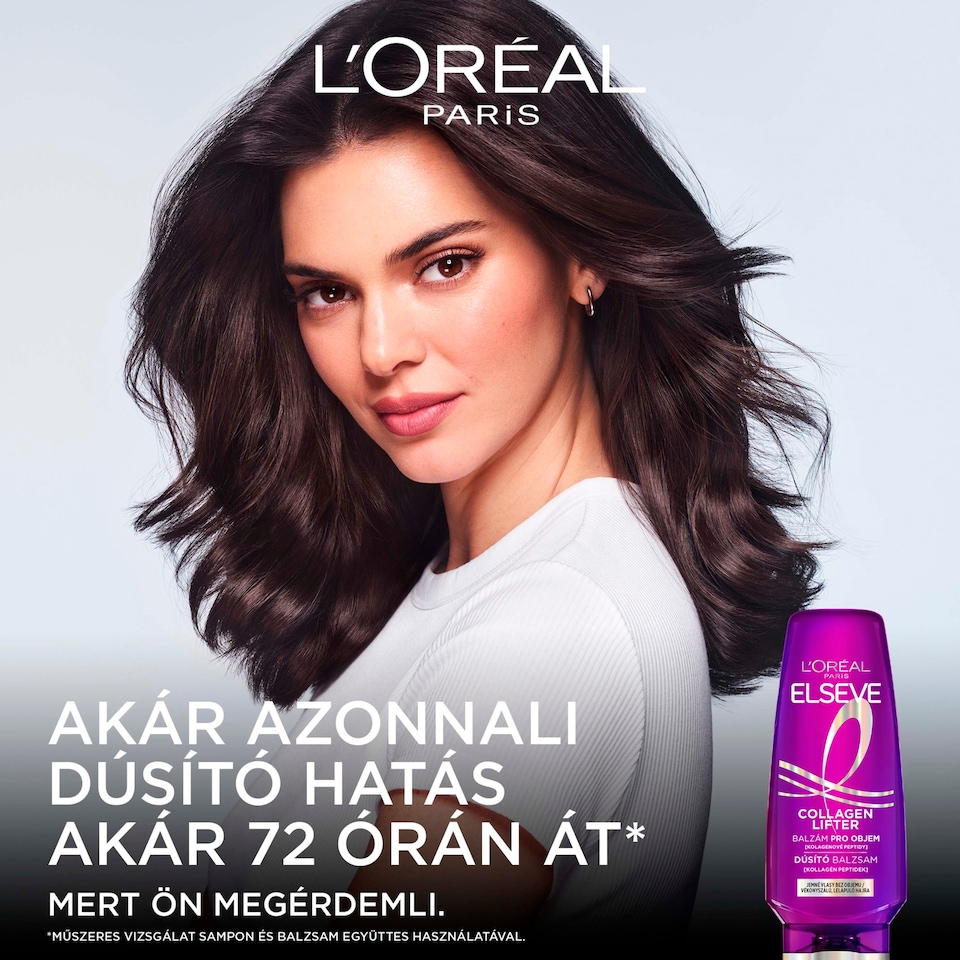L'Oréal Paris Elseve Collagen Lifter dúsító balzsam vékonyszálú lelapuló hajra 200 ml 1. kép