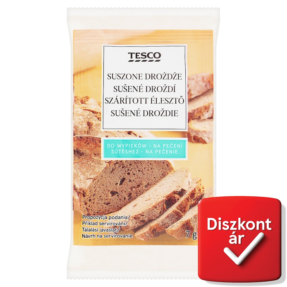 Tesco szárított élesztő 5 x 7 g