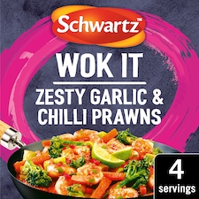 Schwartz Wok It Garlic & Chilli Prawn Seasoning 35G