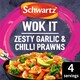 image 1 of Schwartz Wok It Garlic & Chilli Prawn Seasoning 35G