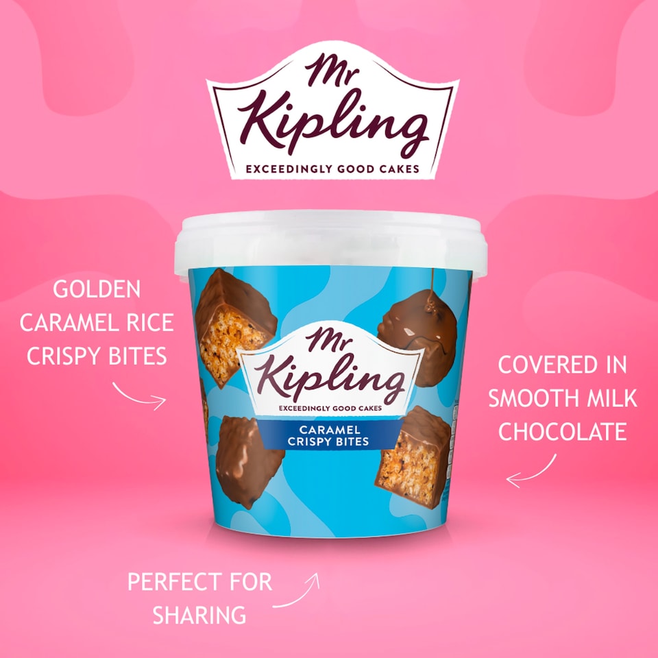 image 1 of Mr Kipling Chocolate Caramel Crispy Mini Cake Bites 186g