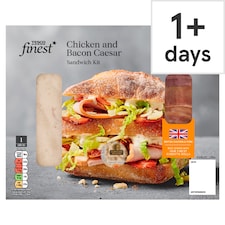 Tesco Finest Chicken and Bacon Caesar Sandwich Kit 120g
