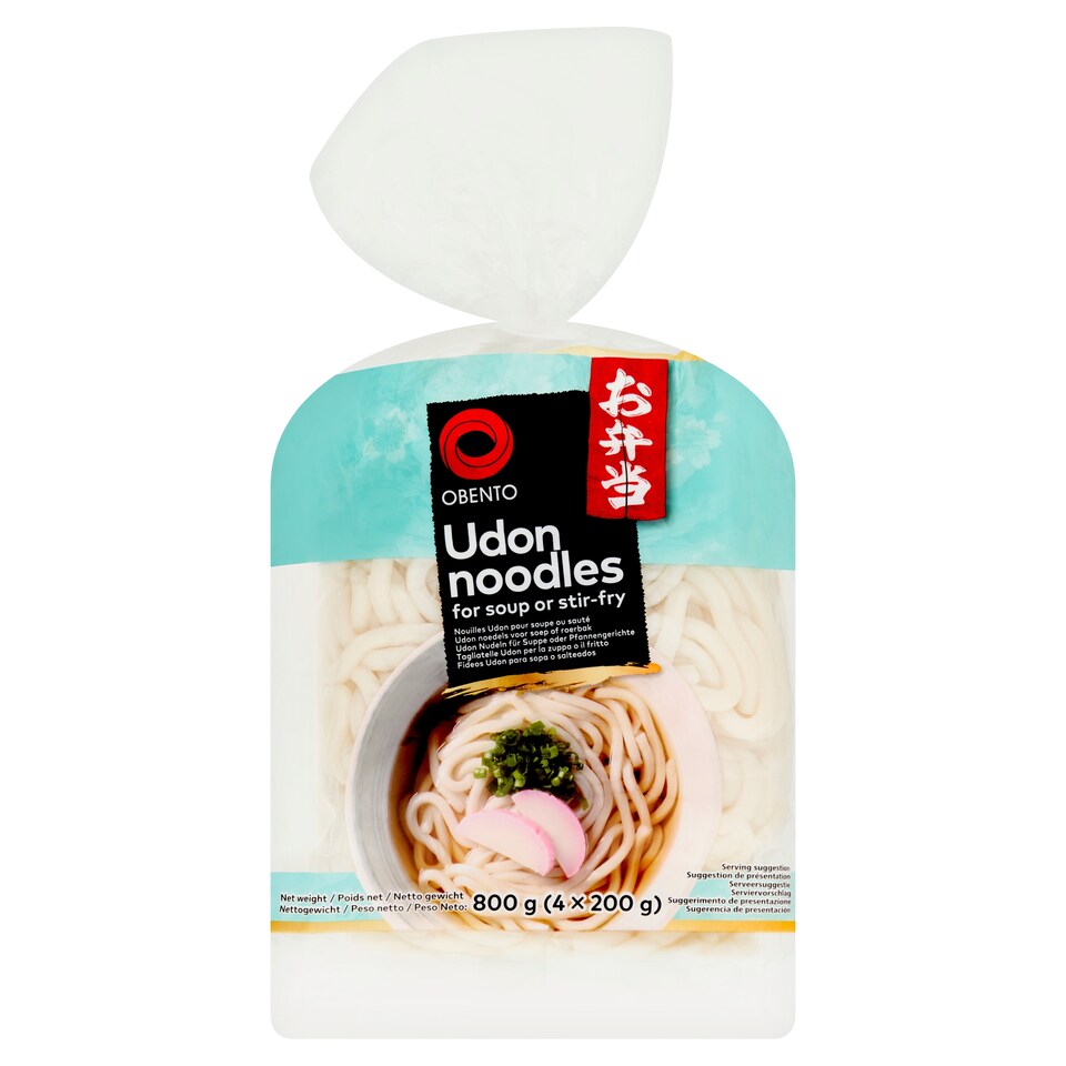 Obento Udon Noodles 4 X 200G